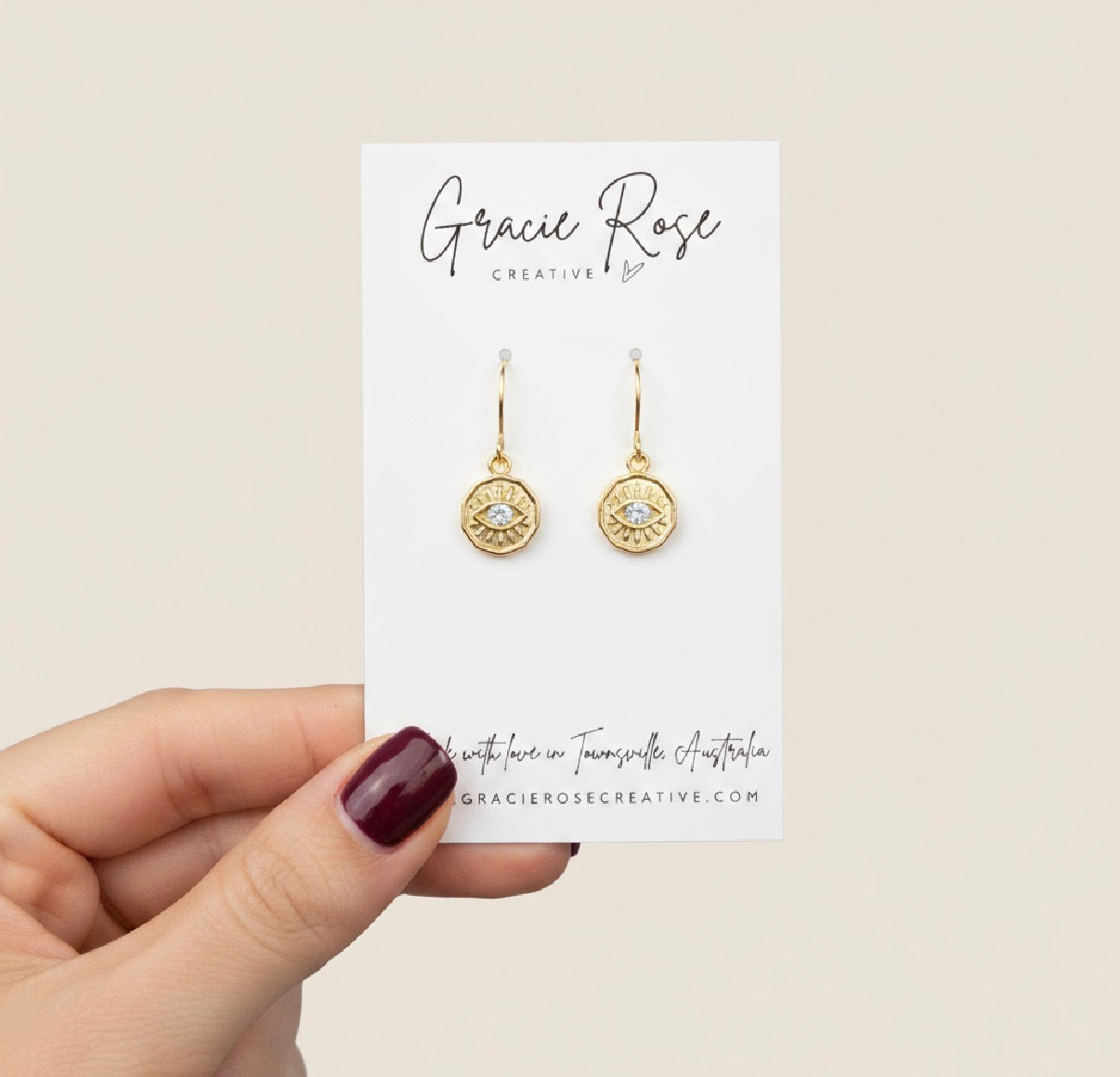 Golden Evil Eye Drops