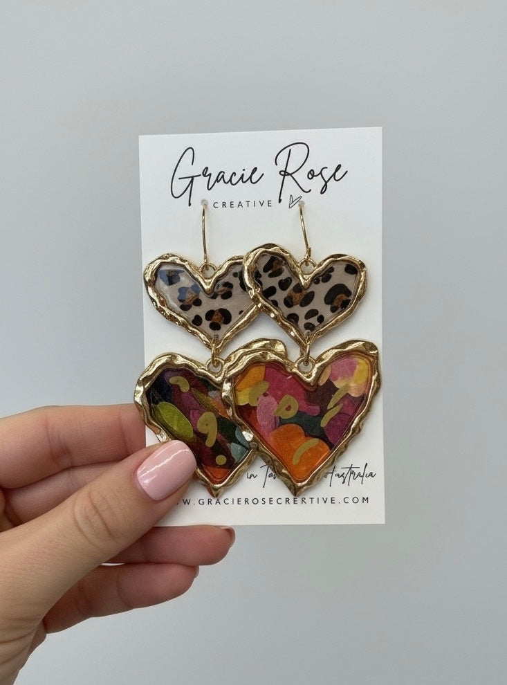 Cross Your Heart (leopard confetti)