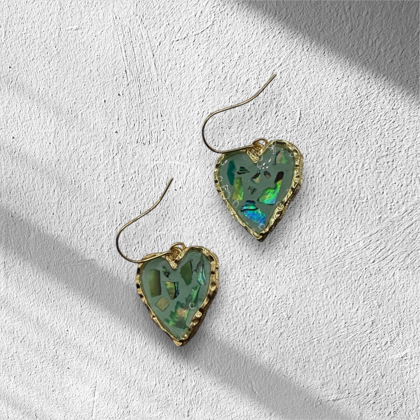 Sage Mosaic Mini Hearts
