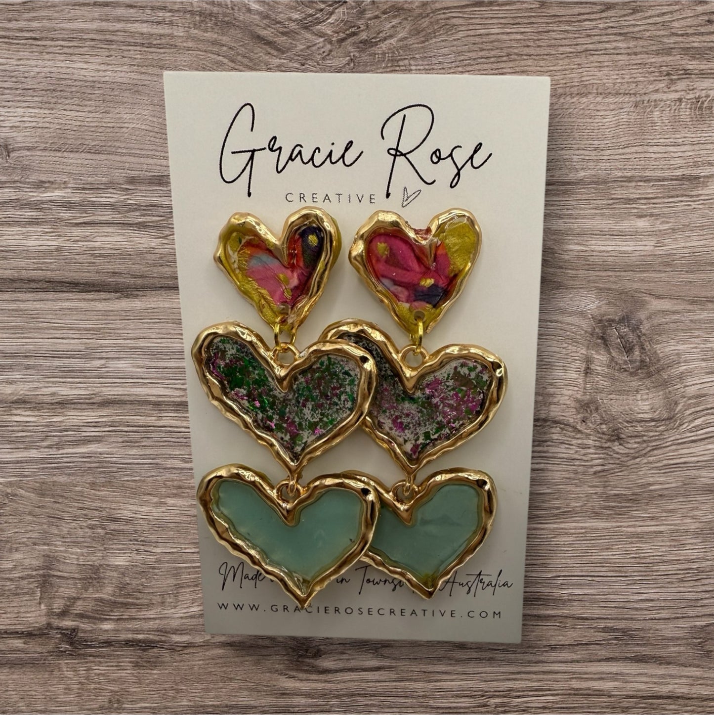 Cross Your Heart (floral sage)