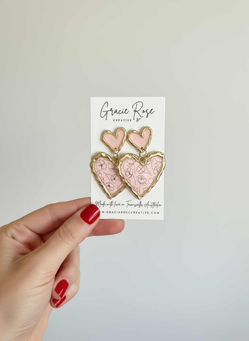 Cross Your Heart (pink poppy)