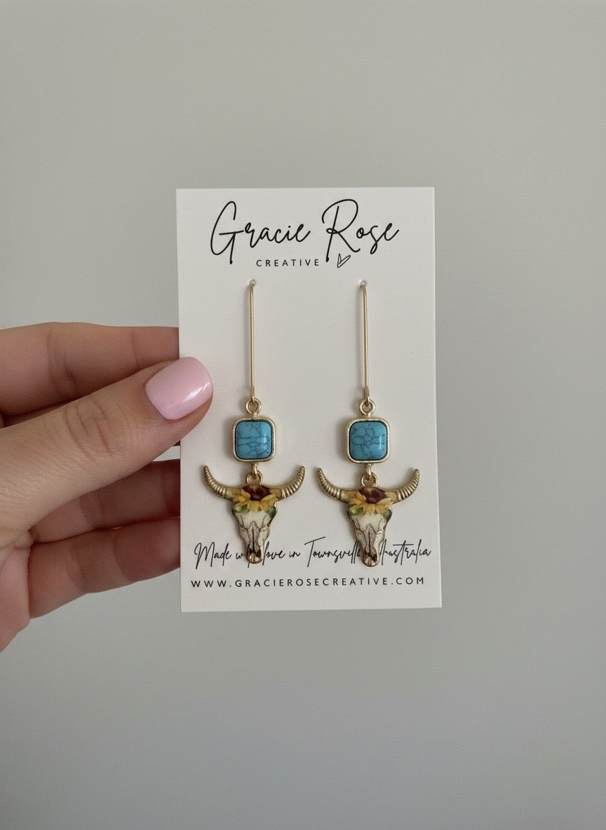 Desert Spirit Skull Earrings (Copy)