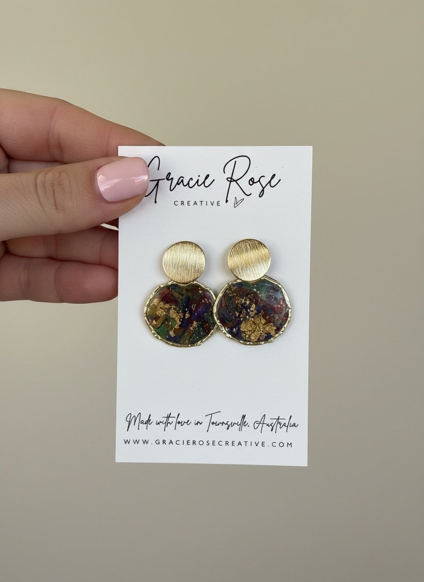 Marbled Mini Studs (Copy)