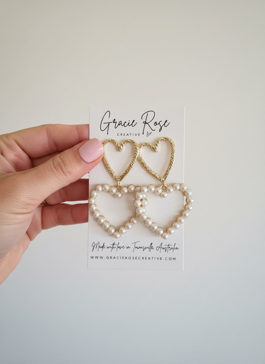 Luna Pearl Heart Drops