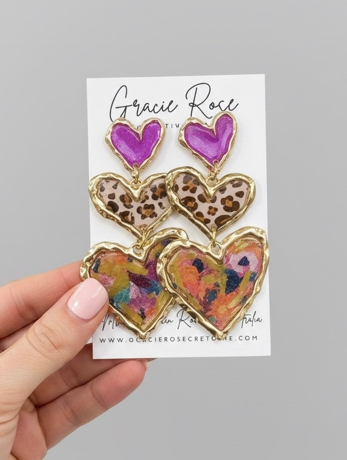 Cross Your Heart (magenta pink)