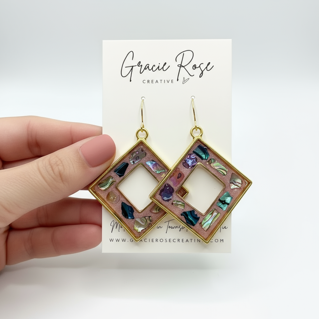 Pink Mosaic Diamonds