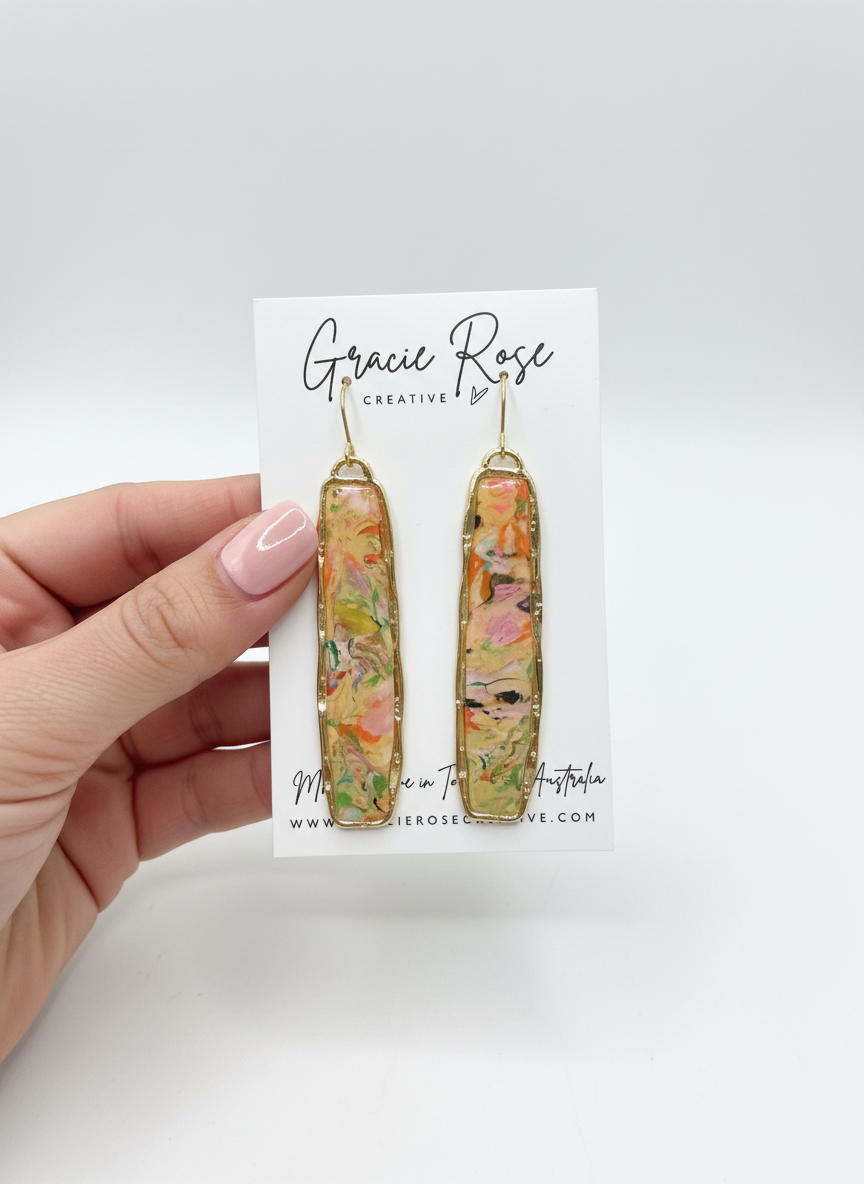 Rainbow Marble Bar Drops
