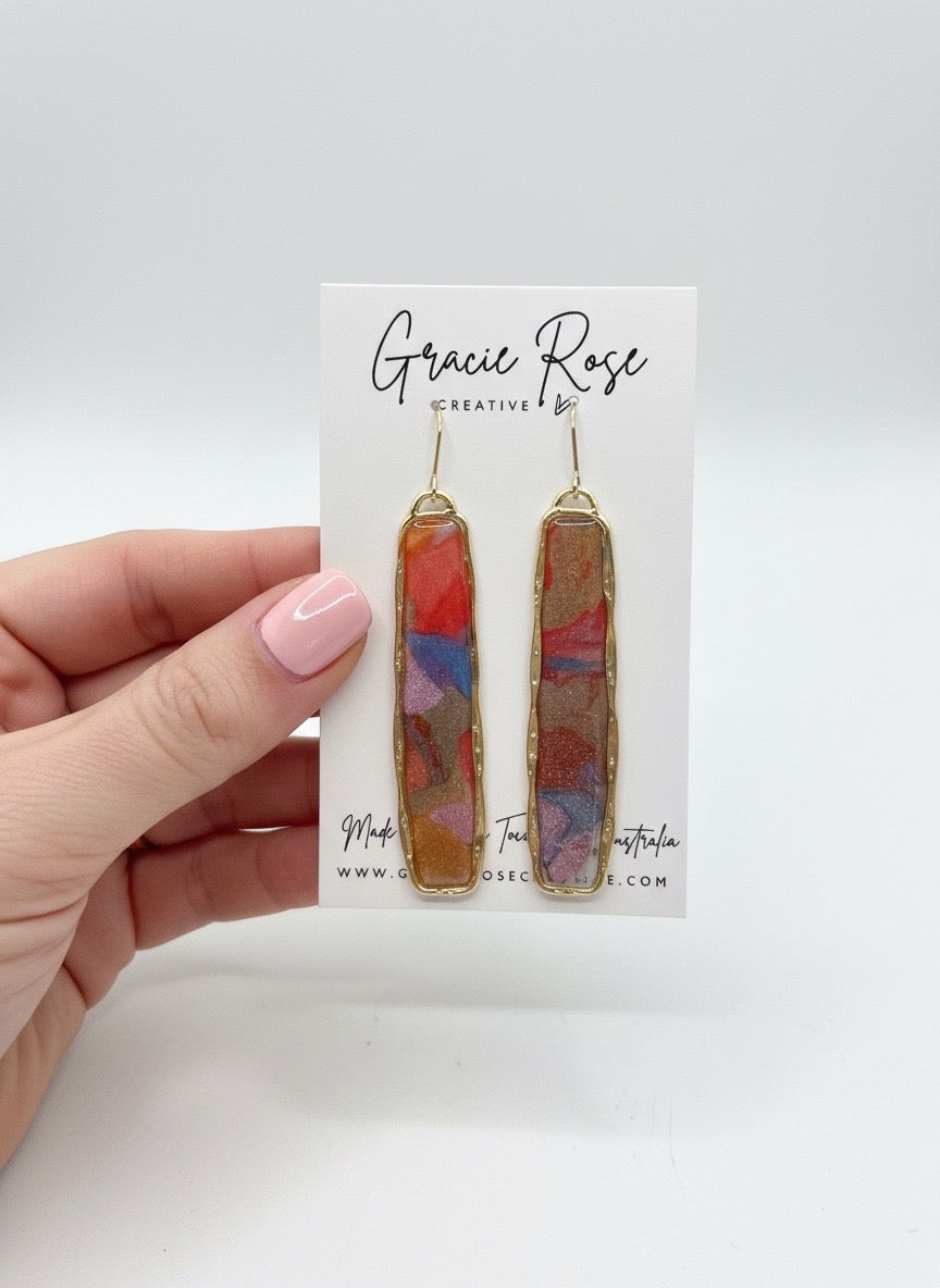 Rainbow Marble Bar Drop