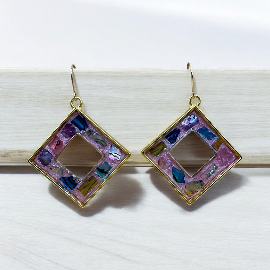 Pink Mosaic Diamonds