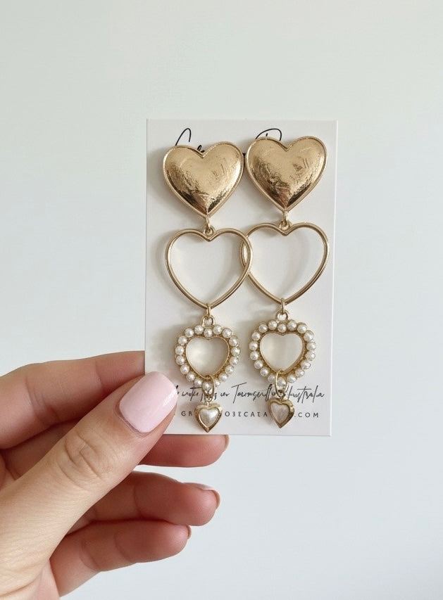 Heartline Pearl Drops