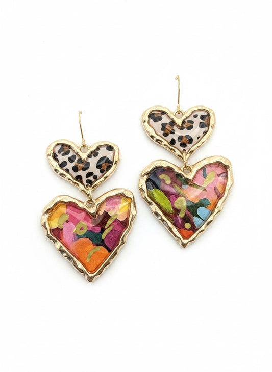 Cross Your Heart (leopard confetti)