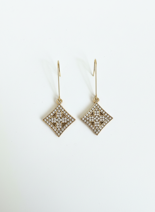 Golden Luxe Lattice Drops