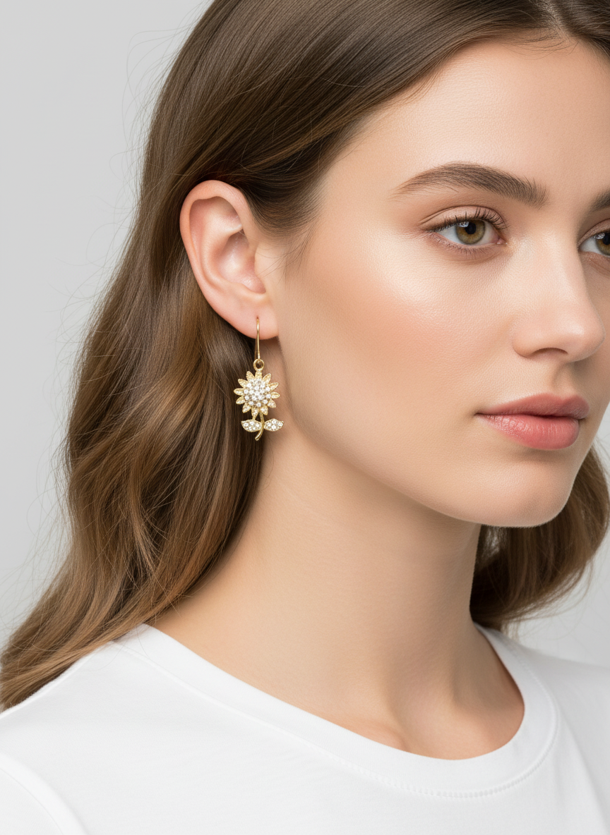 Golden Bloom Sparkle Drops