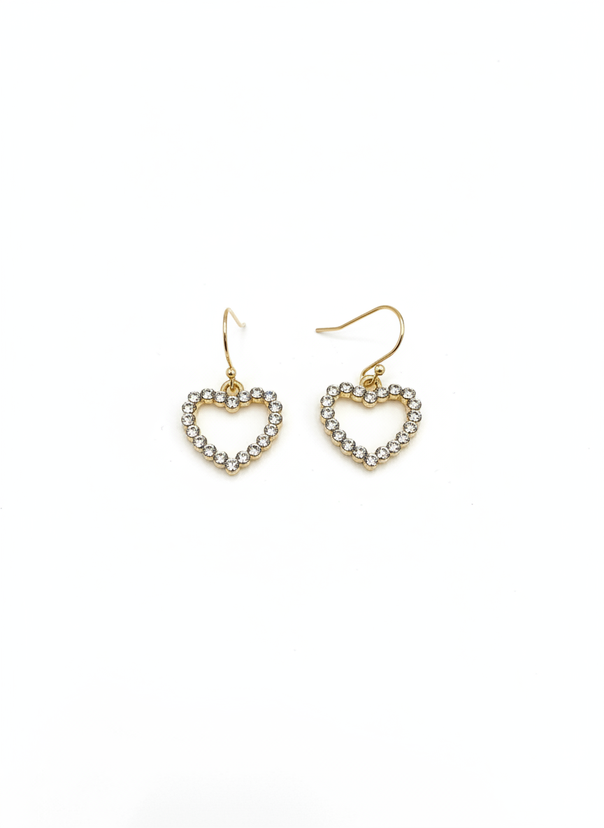 Golden Heart Halo Drops