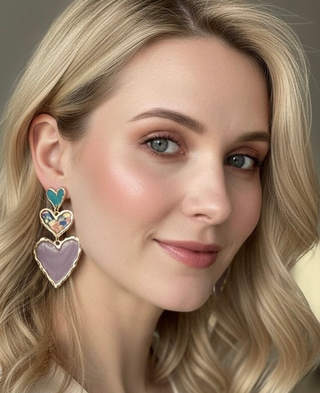 Cross Your Heart (floral mauve)
