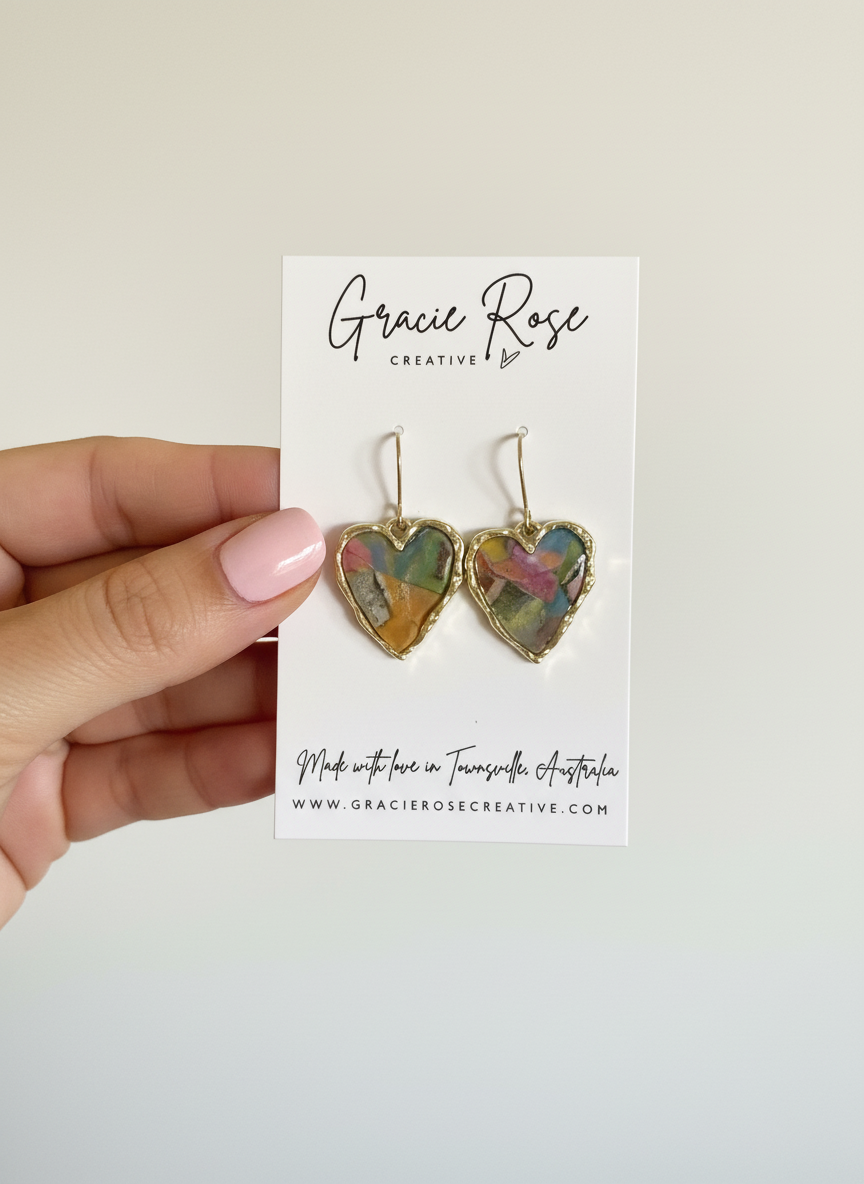 The Mini Confetti Heart Drops