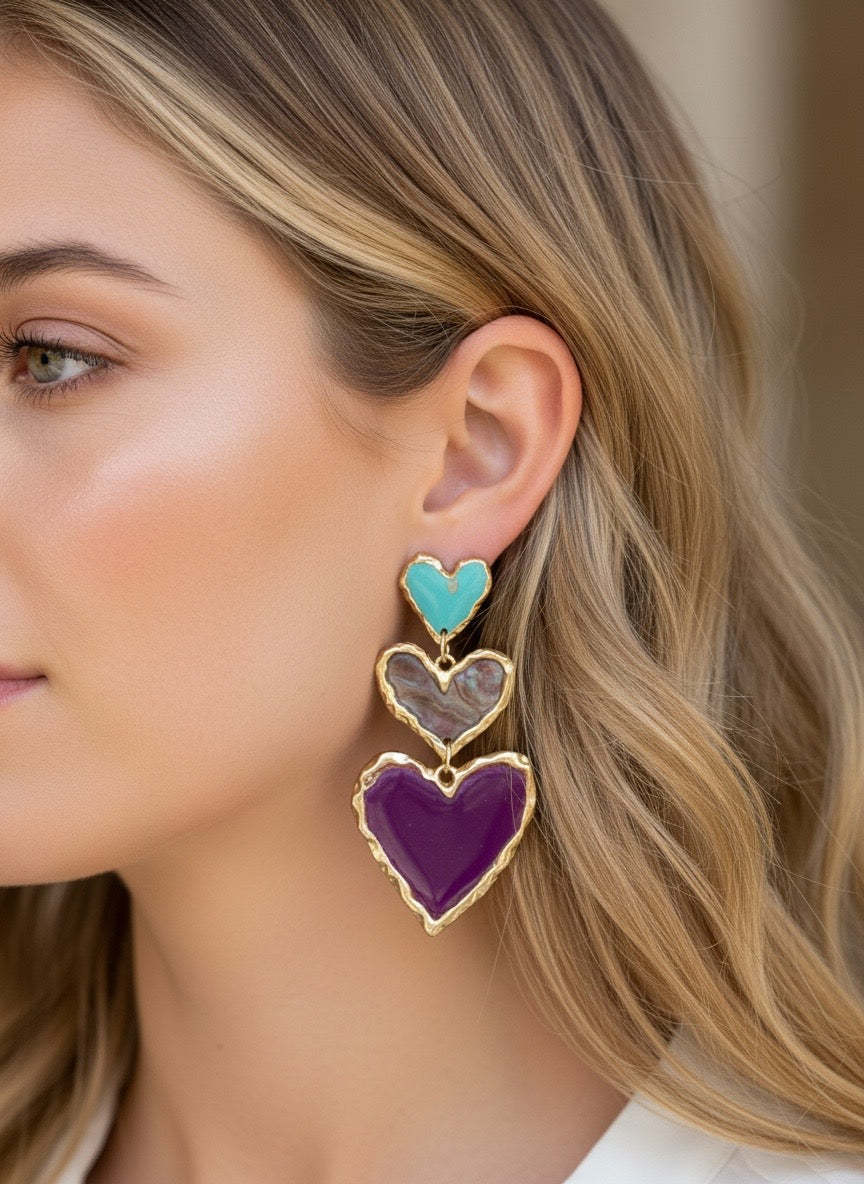 Colourful Cross Your Heart Drops