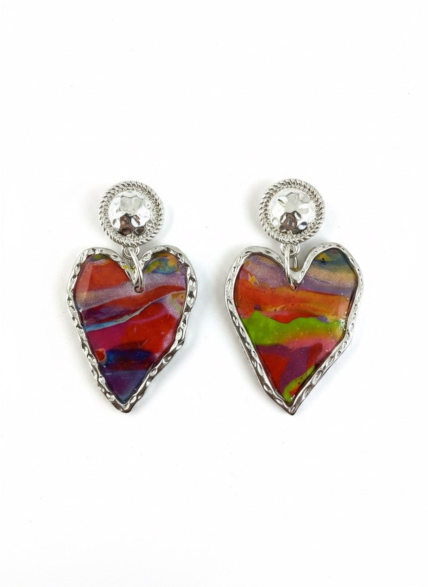 Rainbow Heart Drops