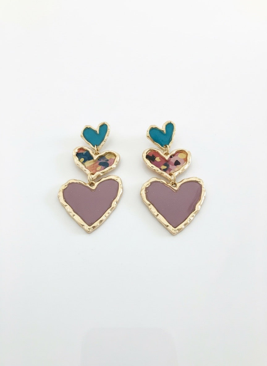 Cross Your Heart (floral mauve)