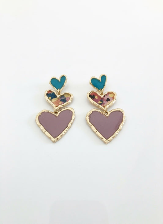 Cross Your Heart (floral mauve)