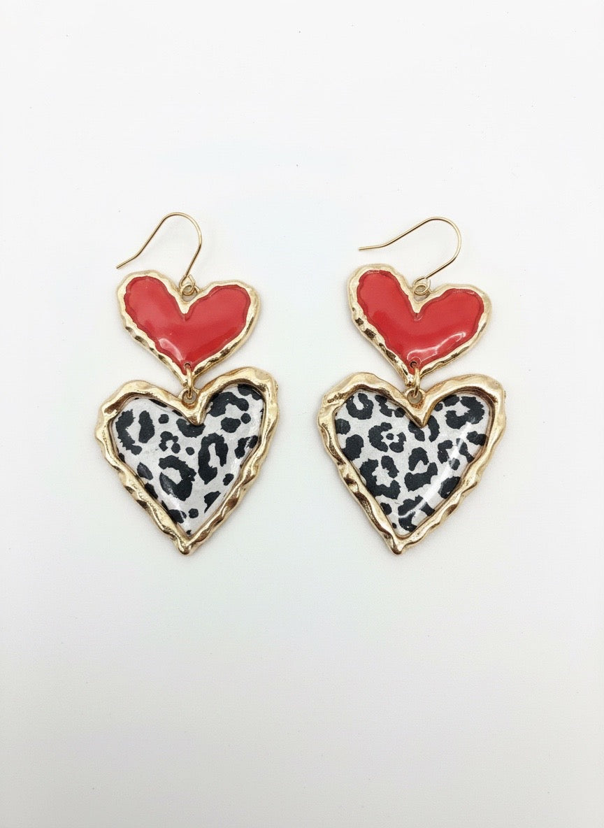 Cross Your Heart (red monochrome)
