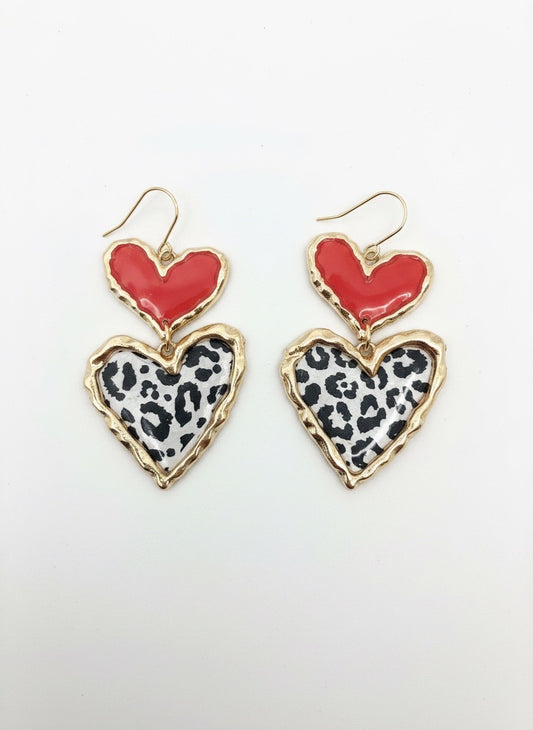 Cross Your Heart (red monochrome)