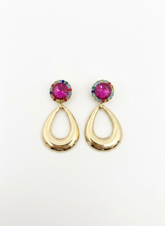Jewel Pop Teardrop Earrings