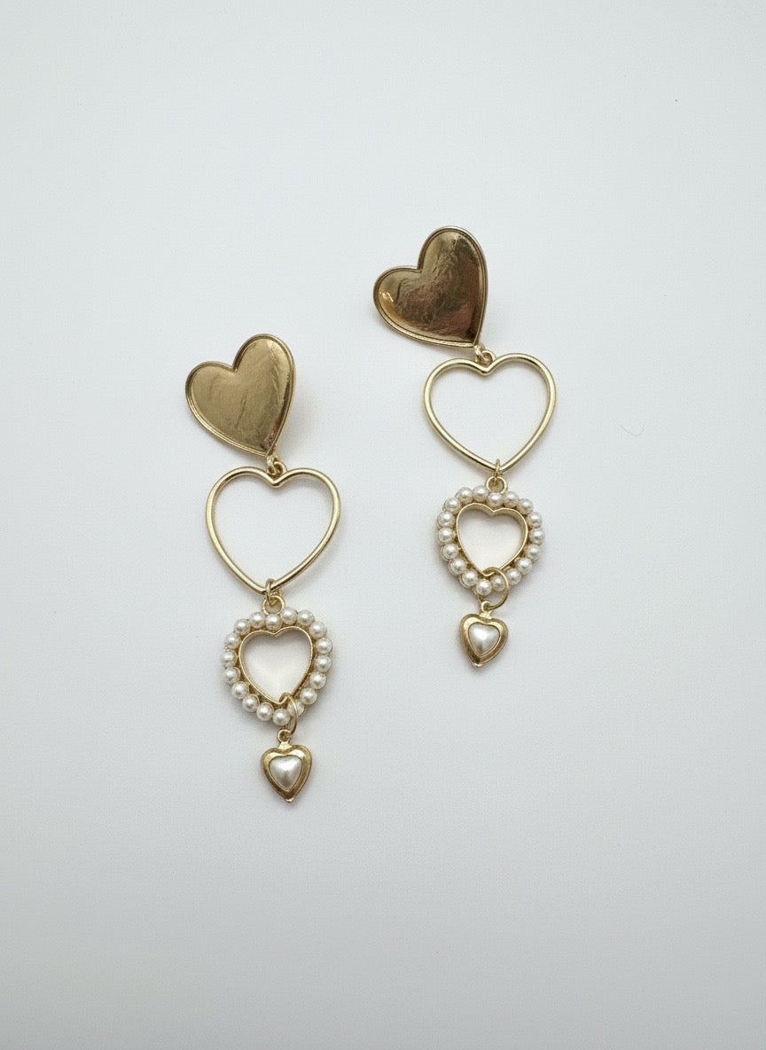 Heartline Pearl Drops