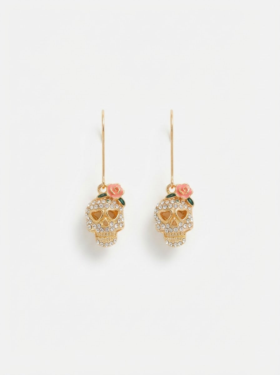 Glamorous Gilded Skull Drops