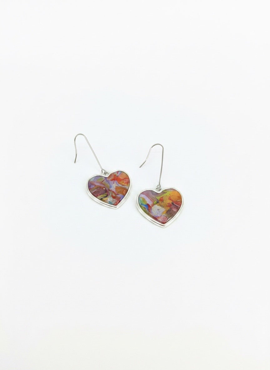 Silver Spectrum Hearts