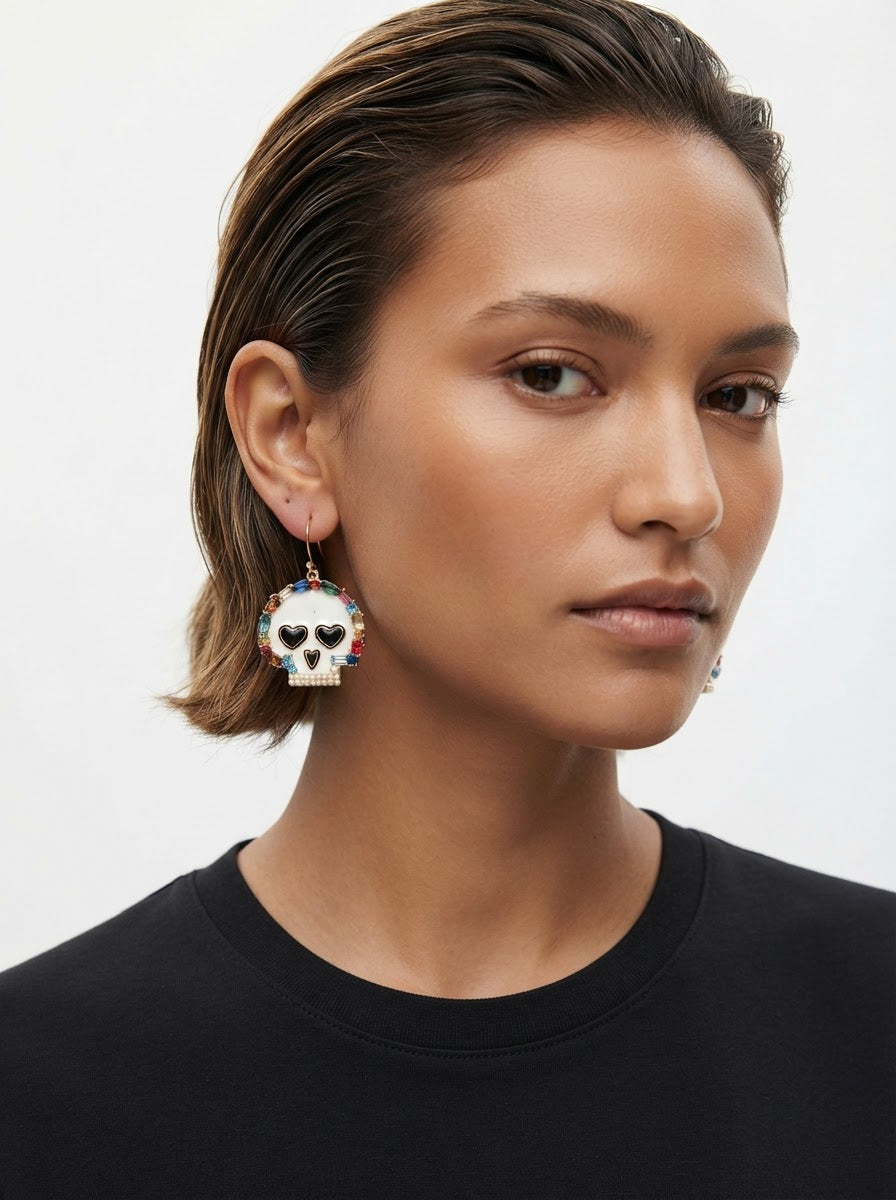 Rainbow Rebel Skull Drops