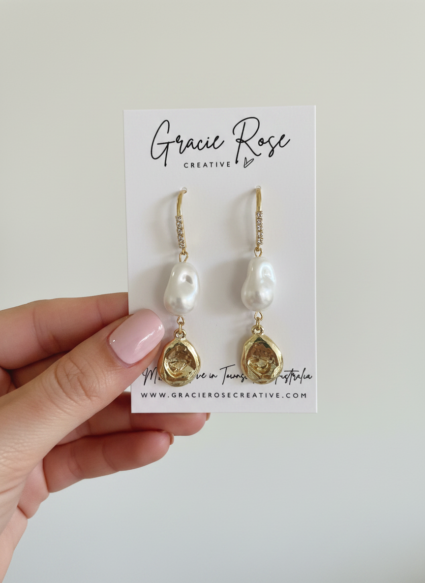 Golden Drift Pearl Drops