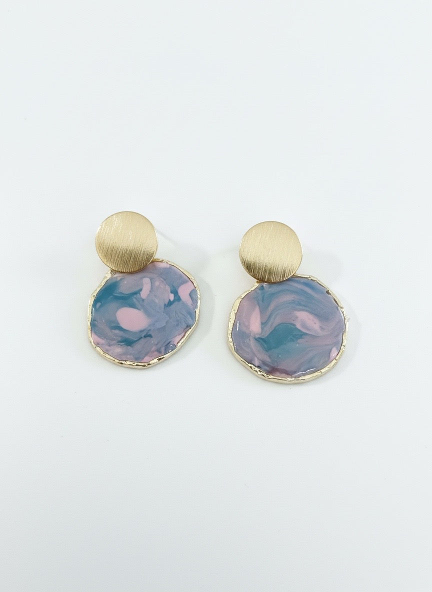 Marble Pop Mini Studs
