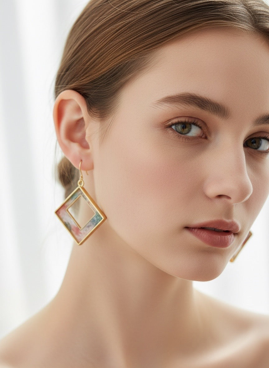 The Marbled Prism Hoops