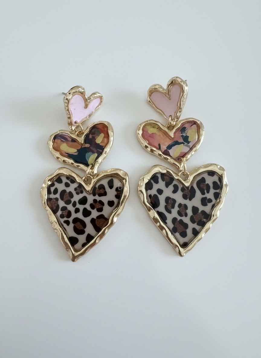 Cross Your Heart (Blush Leopard)