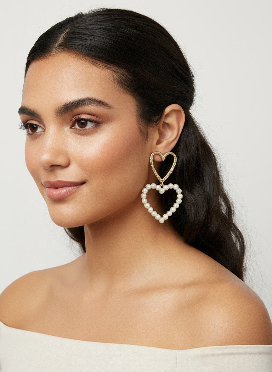 Luna Pearl Heart Drops