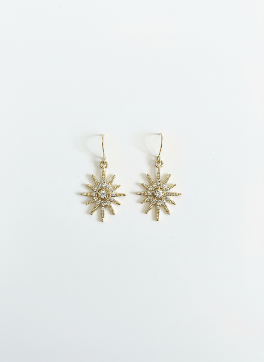 Golden Radiance Starburst Drops