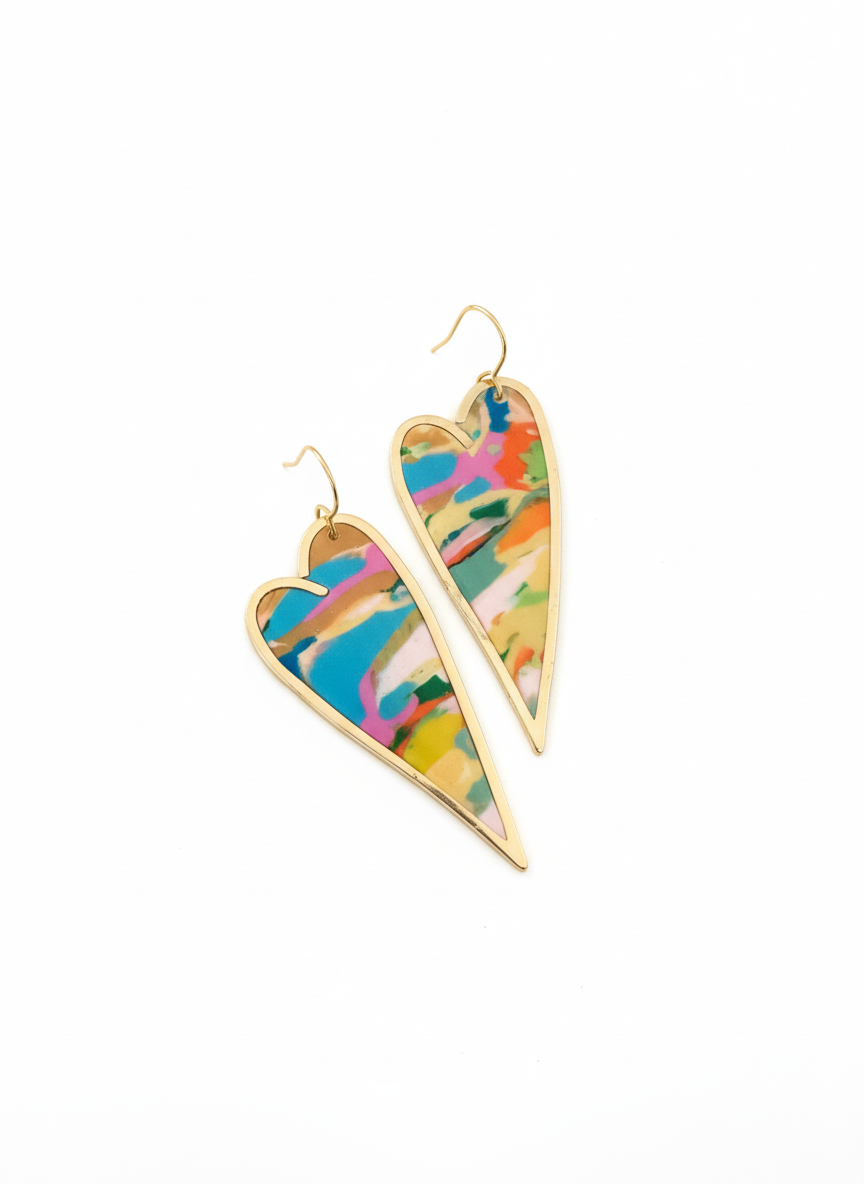 Confetti Heart Blade Drops