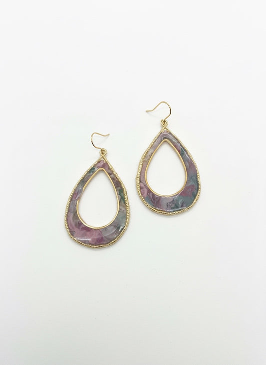 Lavender Luxe Teardrop Earrings