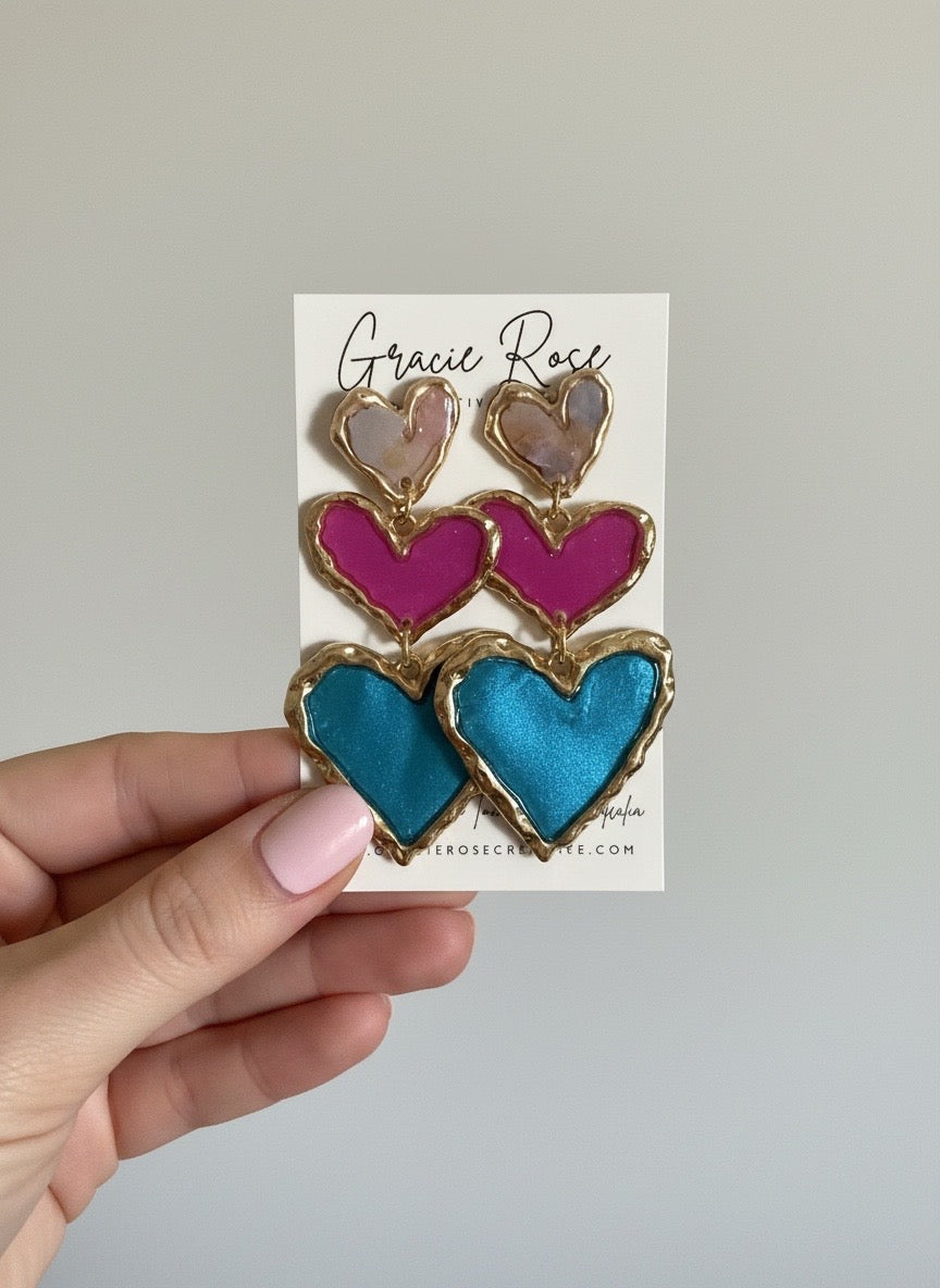 Sapphire Sweetheart Drops
