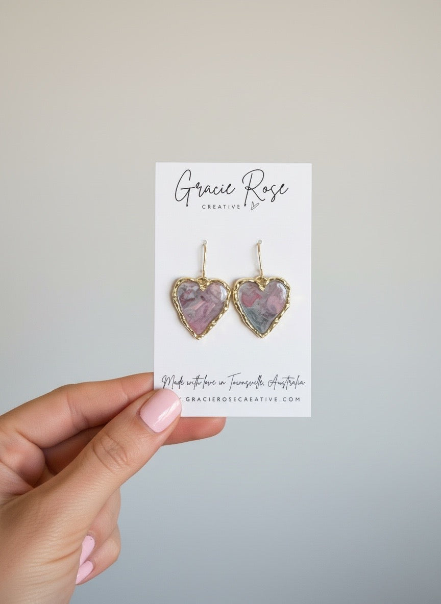 Lavender Swirl Sweetheart Drops