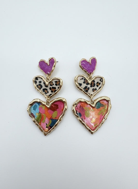 Cross Your Heart (leopard floral)
