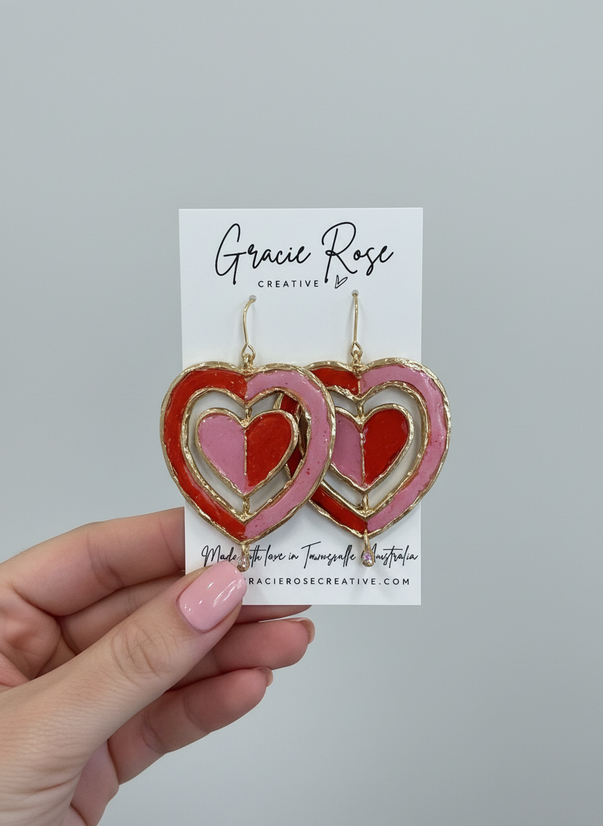 Sweetheart Statement Heart Drops