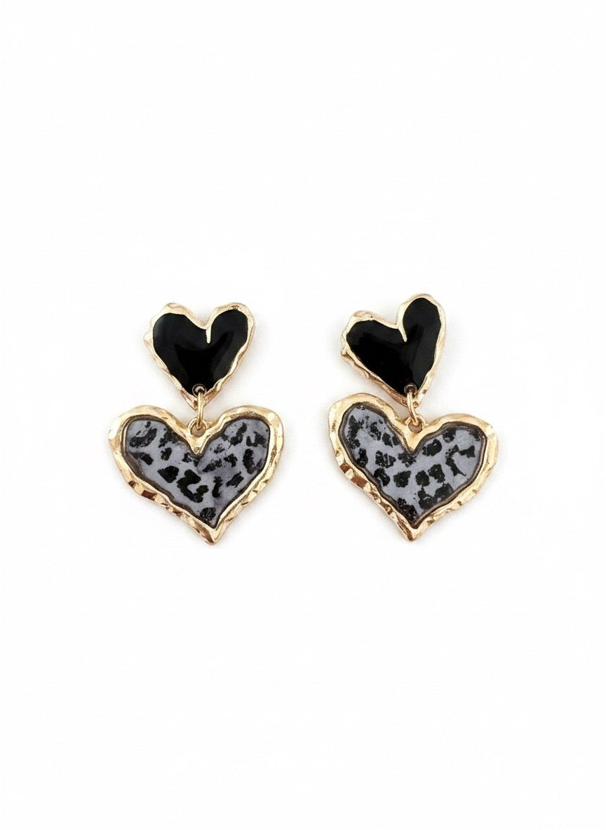 Cross Your Heart (silver leopard)