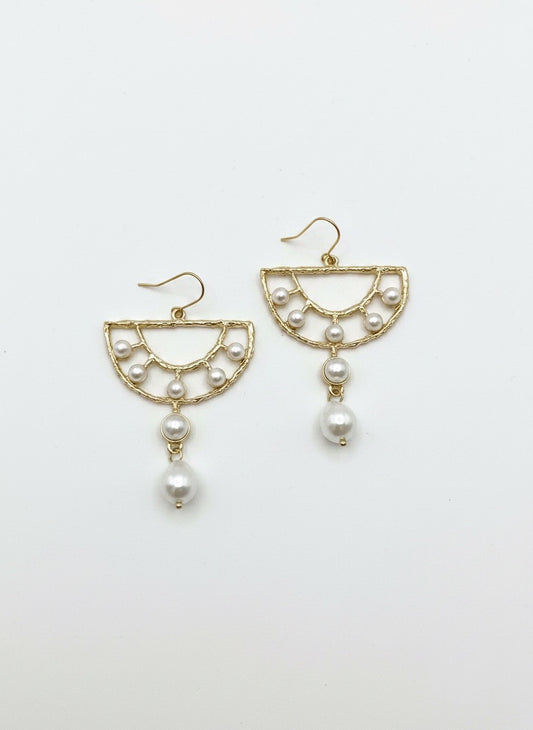 Gilded Pearl Halo Drops (Copy)