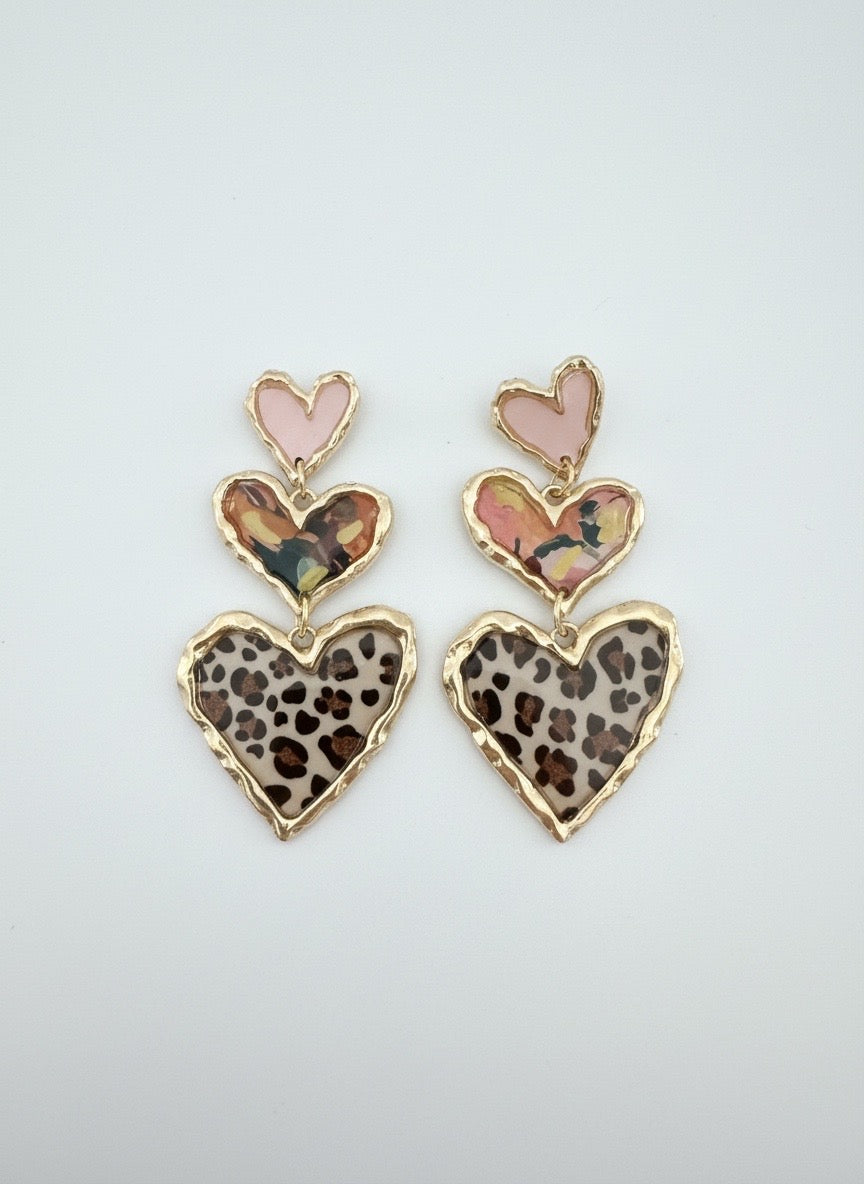 Cross Your Heart (Blush Leopard)
