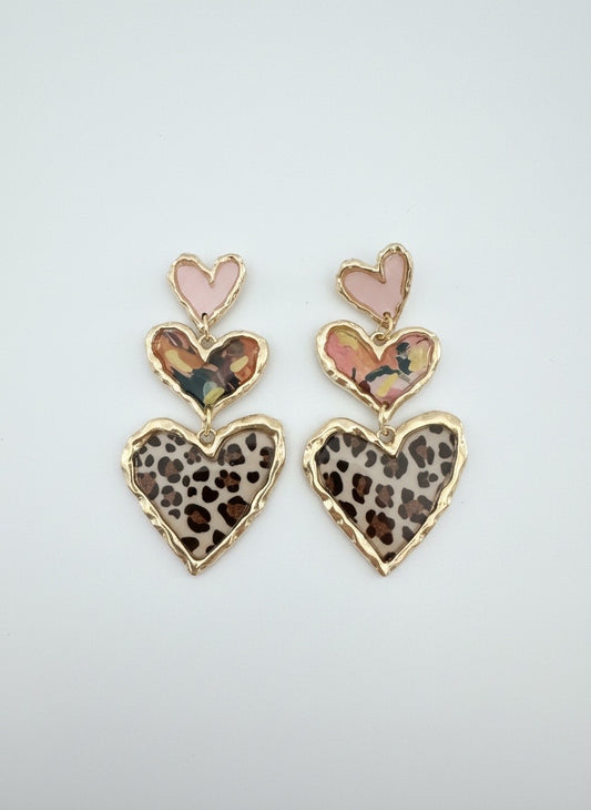 Cross Your Heart (Blush Leopard)