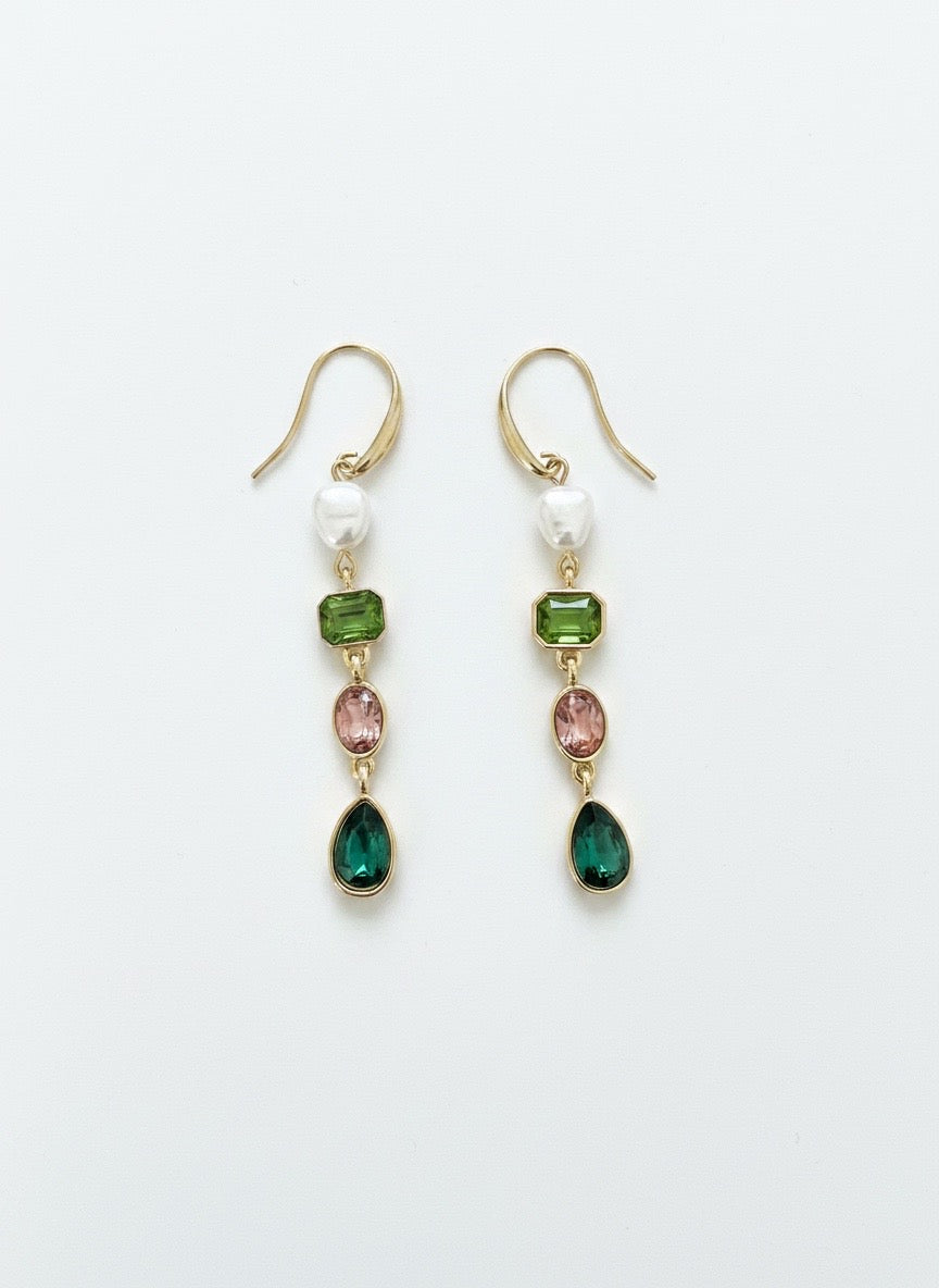Emerald Blush Jewel Drops