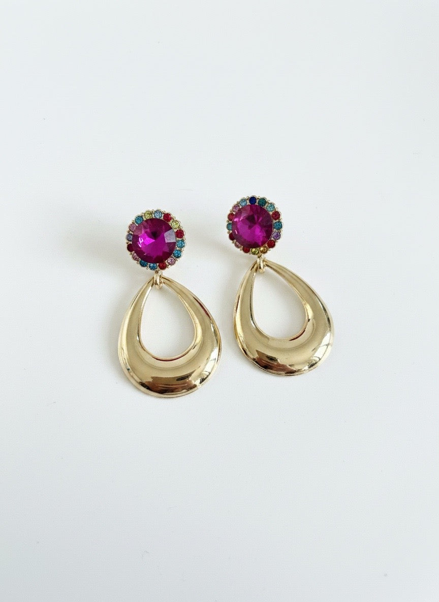 Jewel Pop Teardrop Earrings