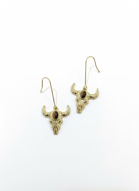 Desert Spirit Skull Earrings